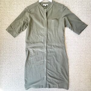 Synergy Organic Cotton Snap Dress NWT